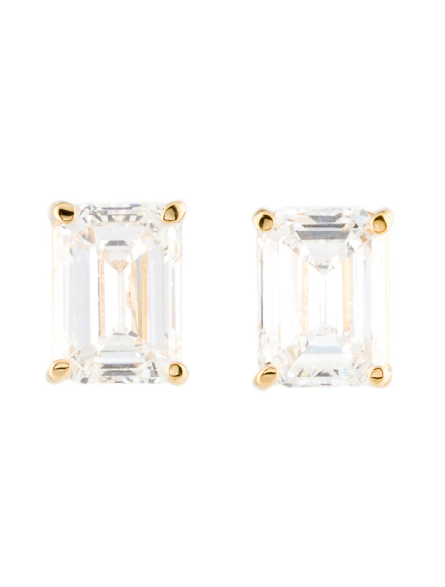 Earrings 14K 3.84ctw Lab-Grown Diamond Stud Earrings