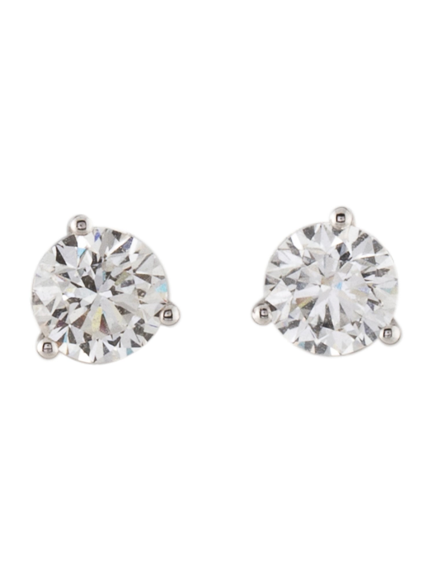 Earrings 14K 1.40ctw Lab-Grown Diamond Martini Stud Earrings