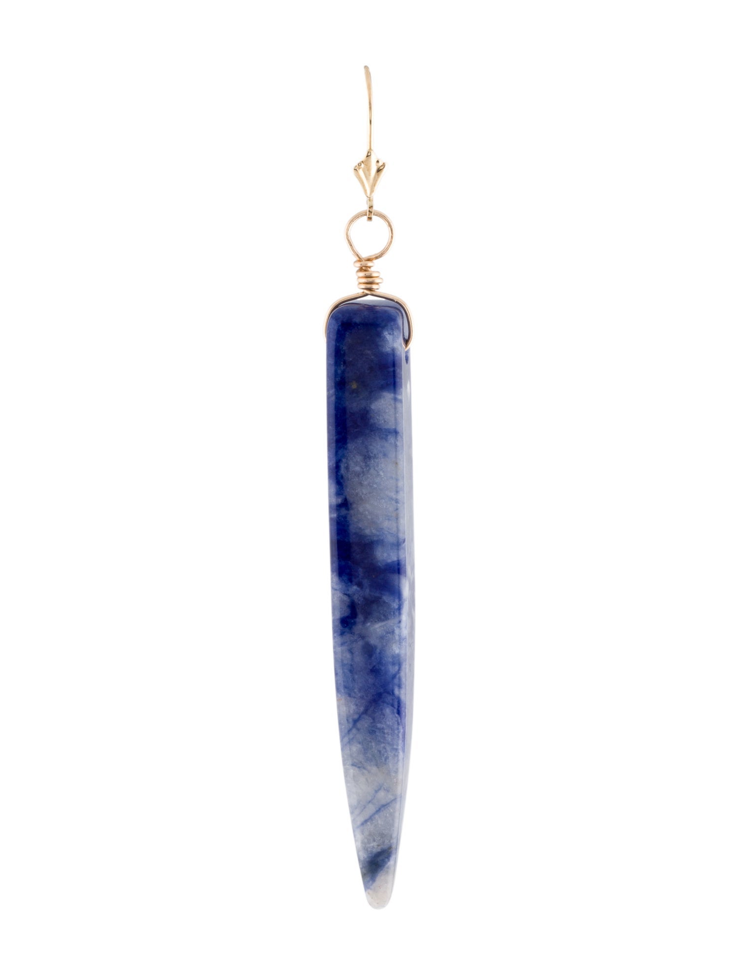Earrings 14K Sodalite Drop Single Earring