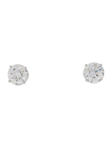 Earrings Stud 14K 3.05ctw Lab-Grown Diamond