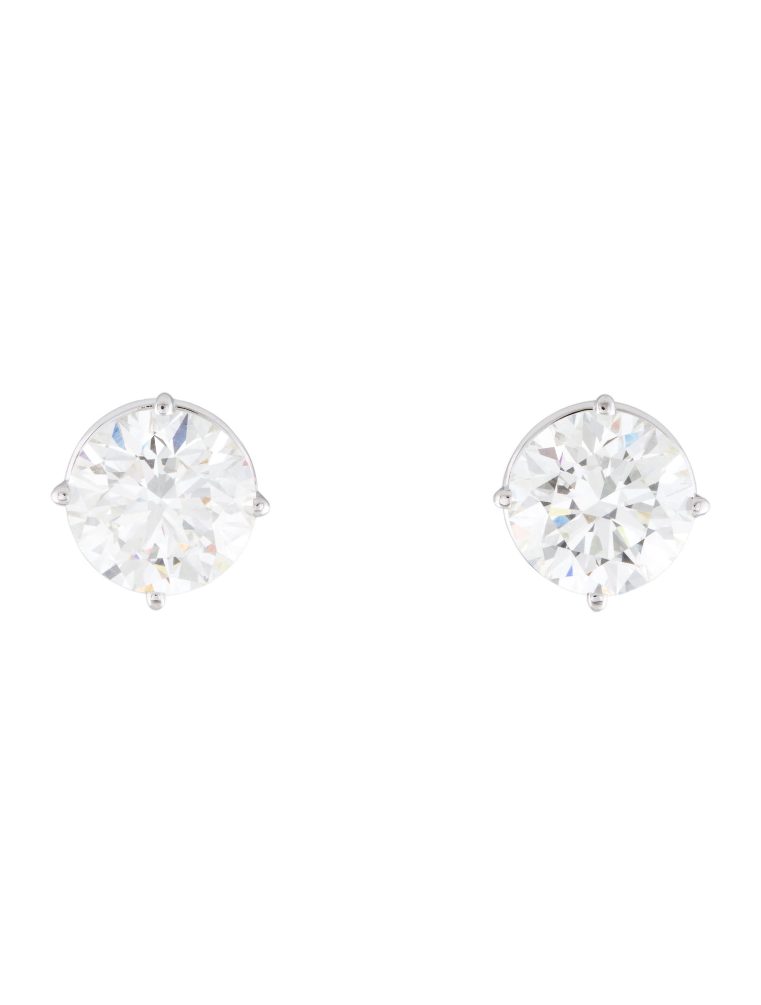 Earrings 14K 10.50ctw Lab-Grown Diamond Solitaire Stud Earrings