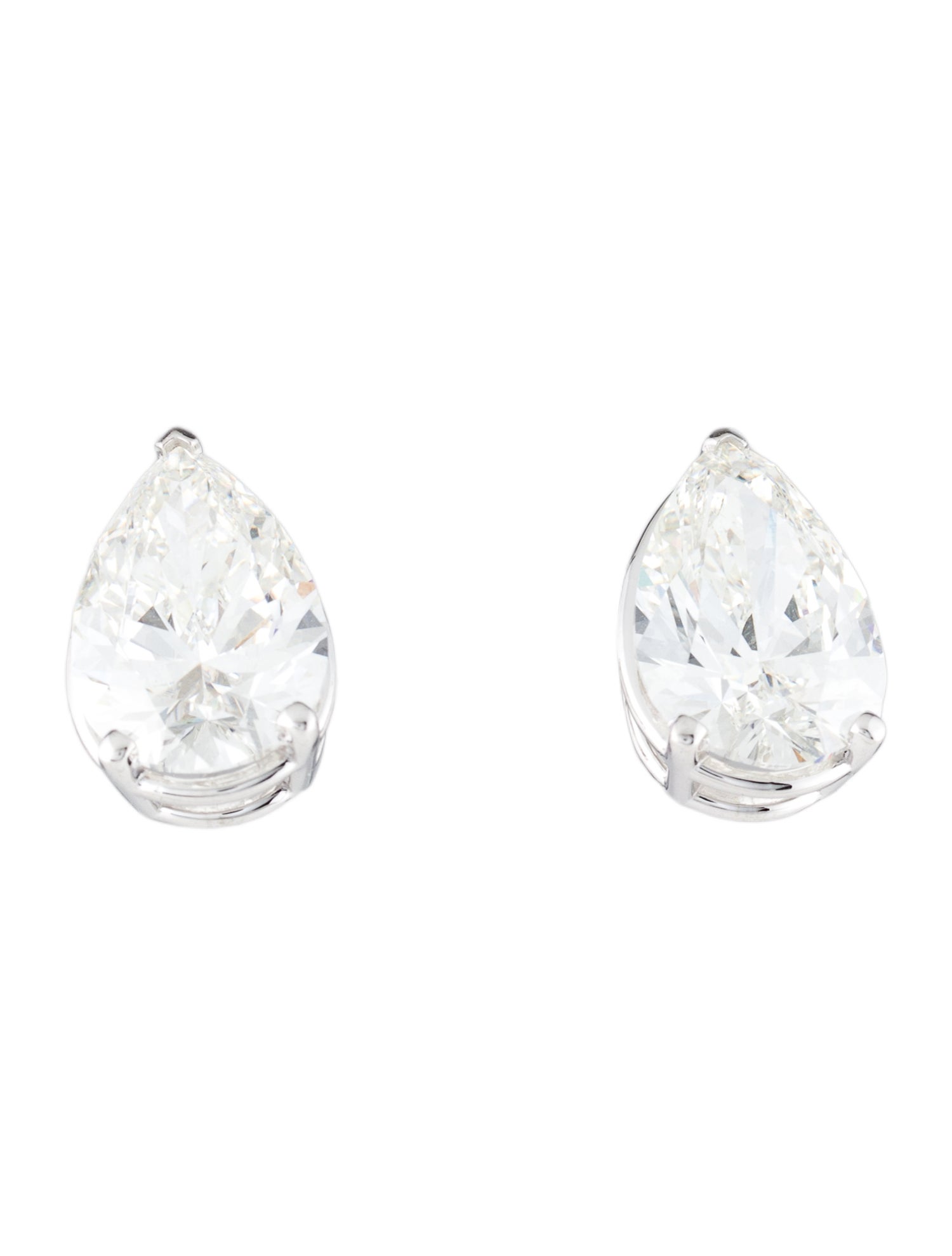 Earrings 14K 10.07ctw Lab-Grown Diamond Solitaire Stud