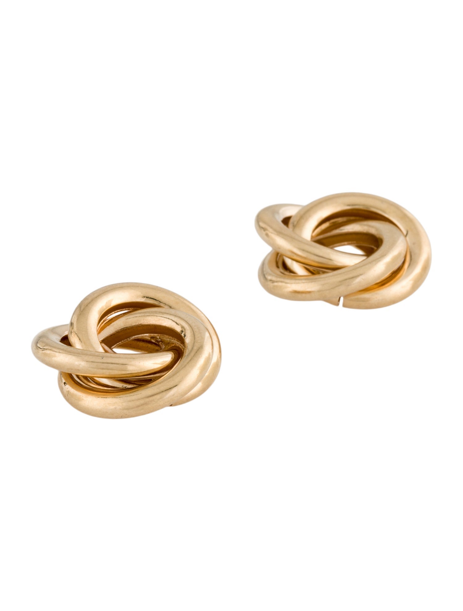 Earrings 14K Hollow Knot Earring Jackets
