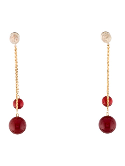 Earrings 14K Carnelian Drop Earrings