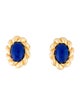 Earrings 18K 9.85ctw Lapiz Lazuli Clip-on Earrings