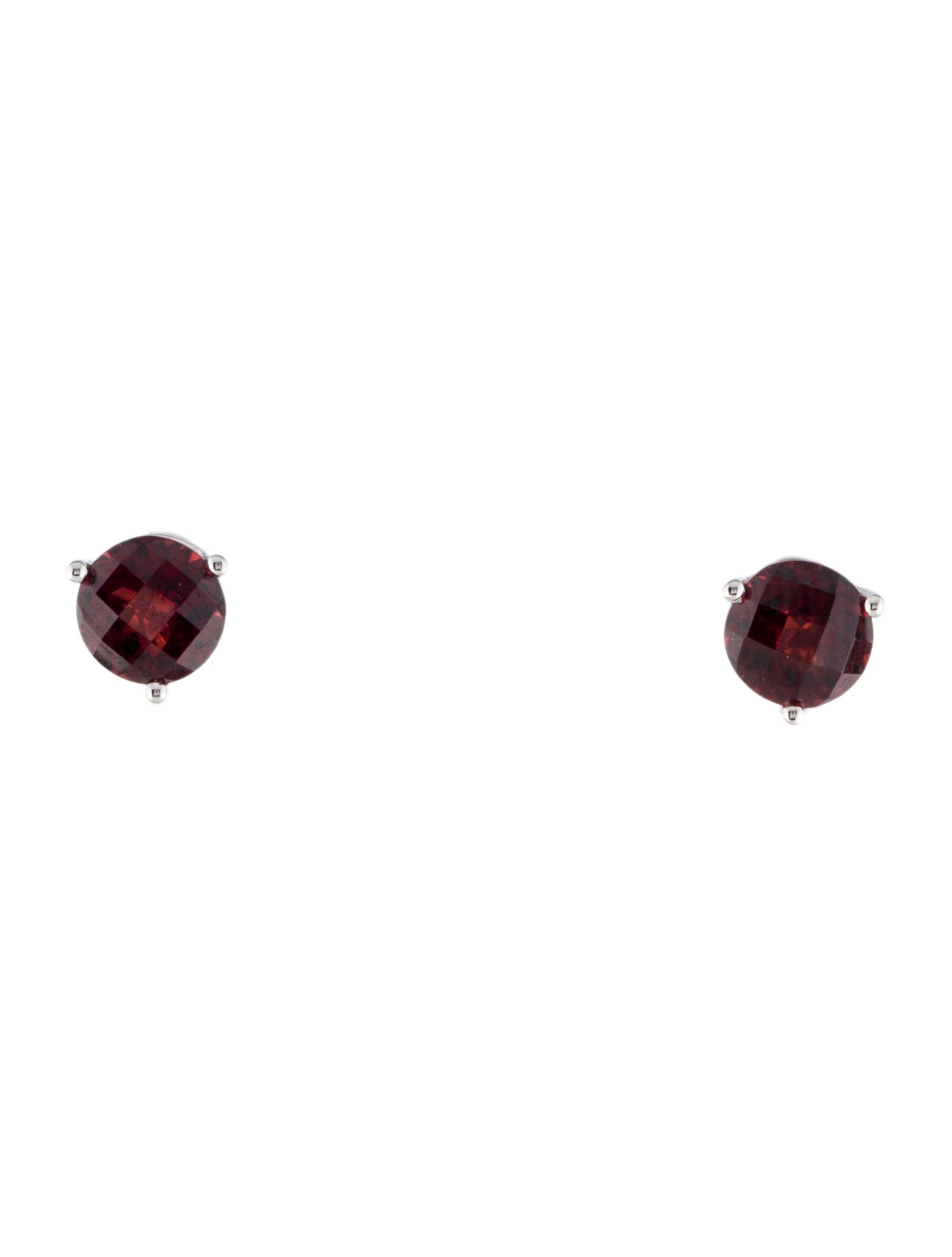 Earrings 14K Garnet Stud Earrings