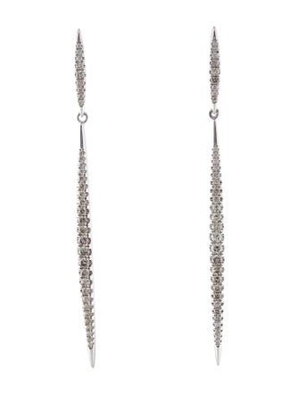 Earrings 14K Diamond Drop Earrings