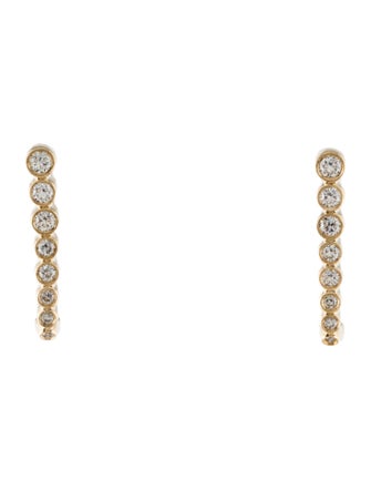Earrings 14K Diamond Drop Earrings