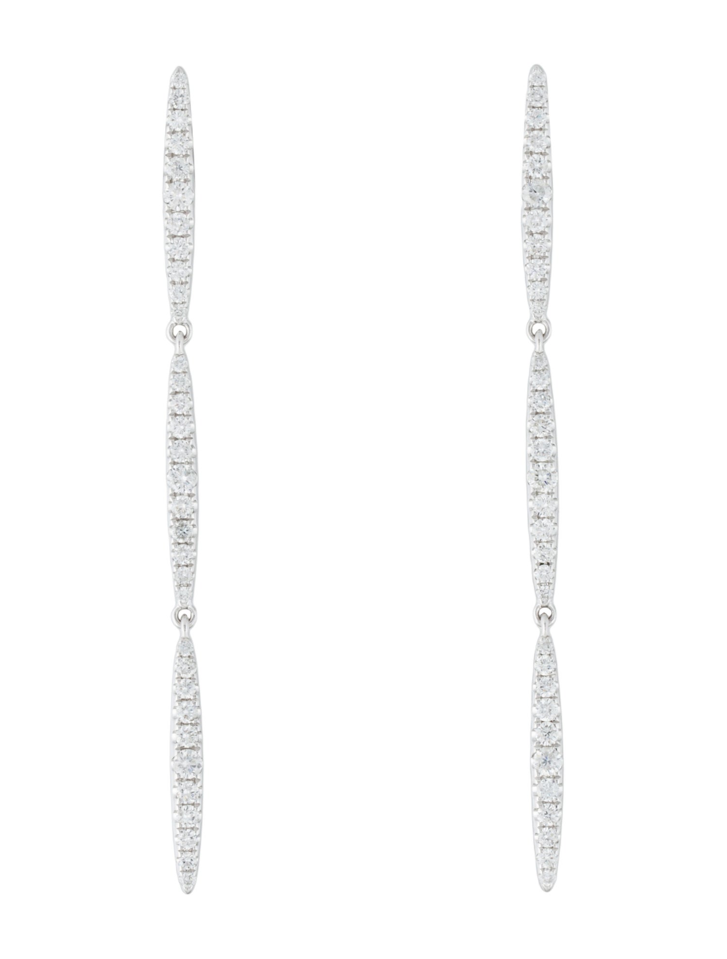 Earrings 14K Diamond Drop Earrings