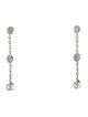 Earrings 14K Diamond Bezel Set Drop