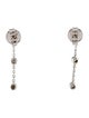 Earrings 14K Diamond Bezel Set Drop