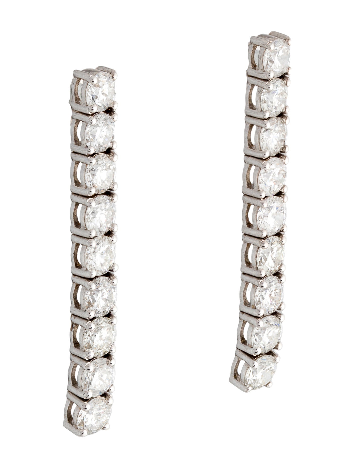 Earrings 18K 5.22ctw Diamond Drop Earrings