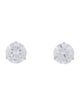 Earrings 14K 6.09ctw Lab-Grown Diamond Solitaire Stud Earrings