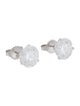 Earrings 14K 6.09ctw Lab-Grown Diamond Solitaire Stud Earrings