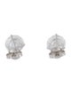 Earrings 14K 6.09ctw Lab-Grown Diamond Solitaire Stud Earrings