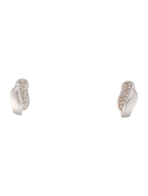 Earrings 14K Diamond Earclip Earrings