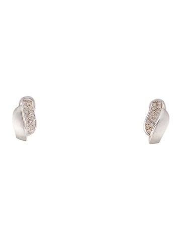 Earrings Earclip 14K Diamond