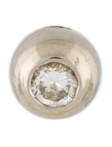 Earrings Stud 14K Diamond Single Earring