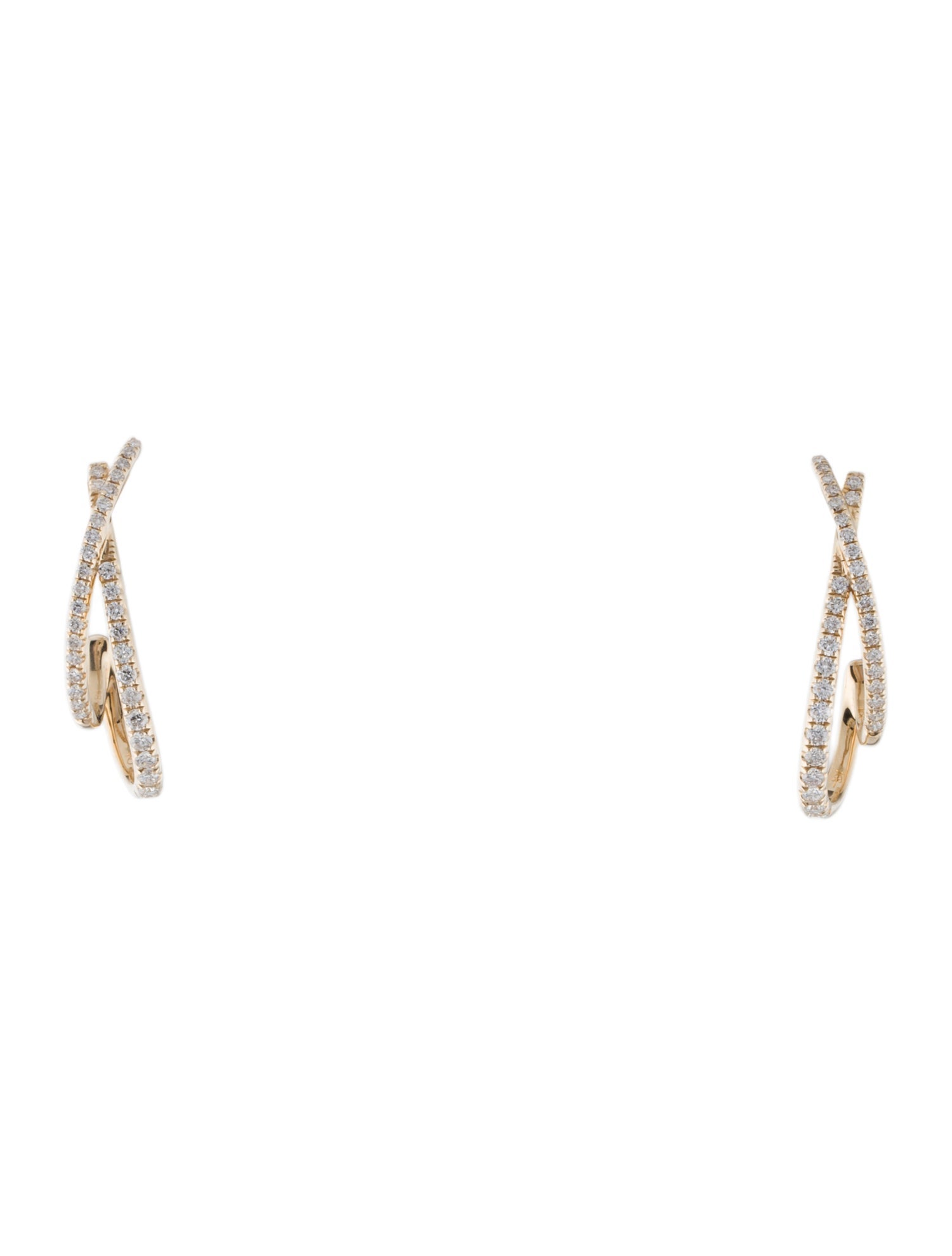 Earrings 14K Diamond Drop Earrings
