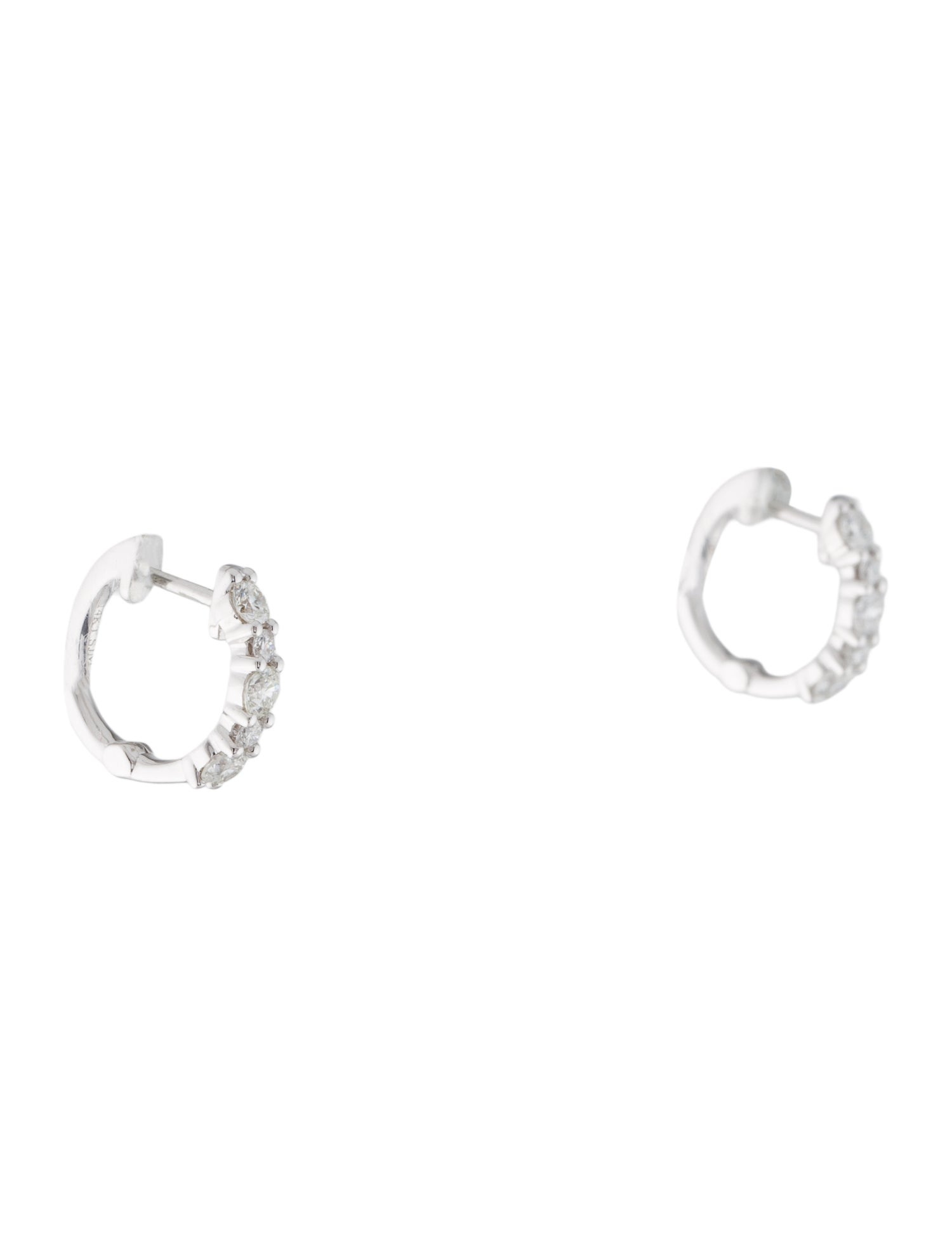 Earrings 14K Diamond Huggie