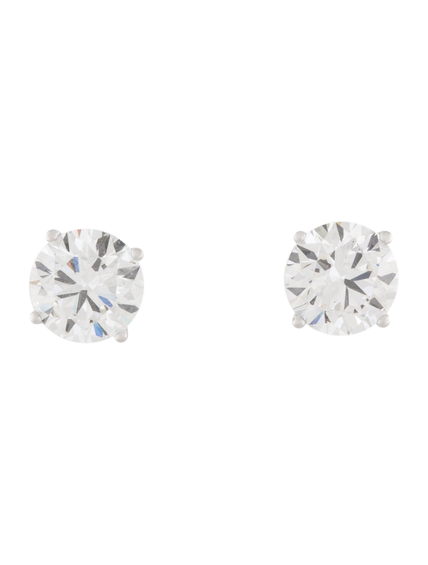 Earrings 14K 7.14ctw Lab-Grown Diamond Solitaire Stud Earrings