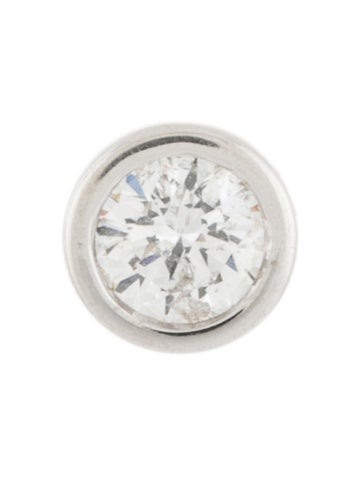 Earrings Stud 14K Diamond Single Earring