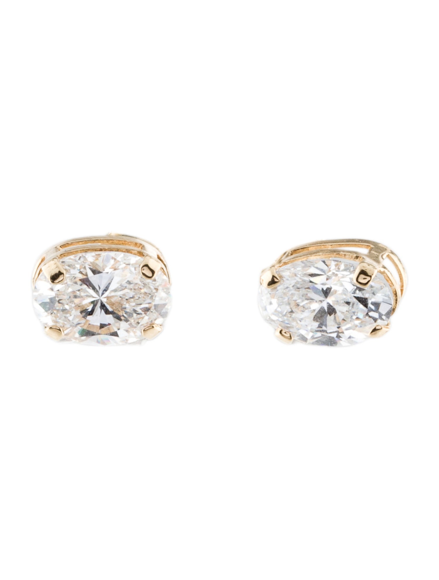 Mejuri Topaz Marquise Stud Earrings - 18K Vermeil Stud