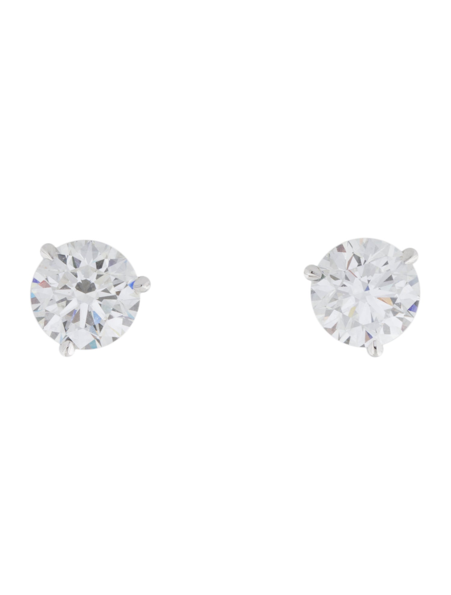 Earrings Platinum 5.07ctw Lab-Grown Diamond Stud Earrings