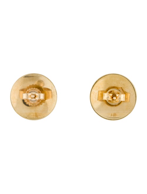 Earrings 14K Mirrored Stud Earrings