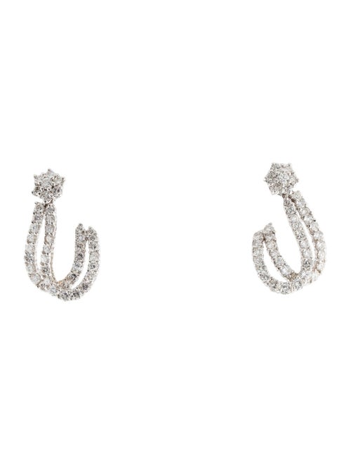 Earrings 18K 3.65ctw Diamond Drop Earrings