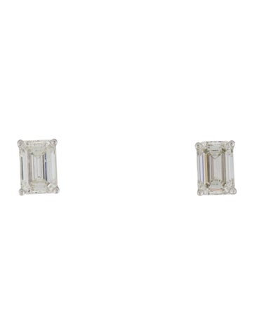 Earrings Stud 14K 3.33ctw Lab-Grown Diamond