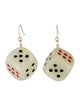 Earrings 14K Calcite Dice Drop Earrings