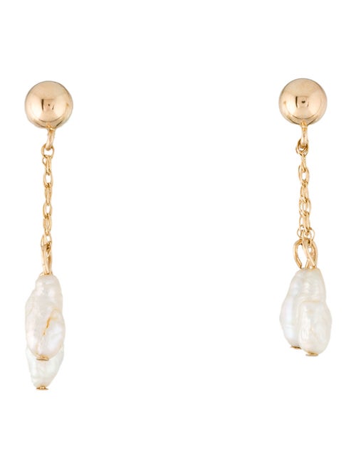 Earrings 14K Pearl Drop Earrings