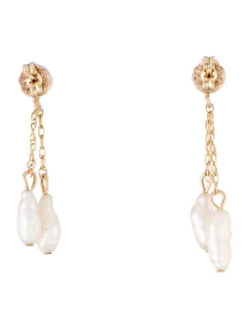 Earrings 14K Pearl Drop Earrings