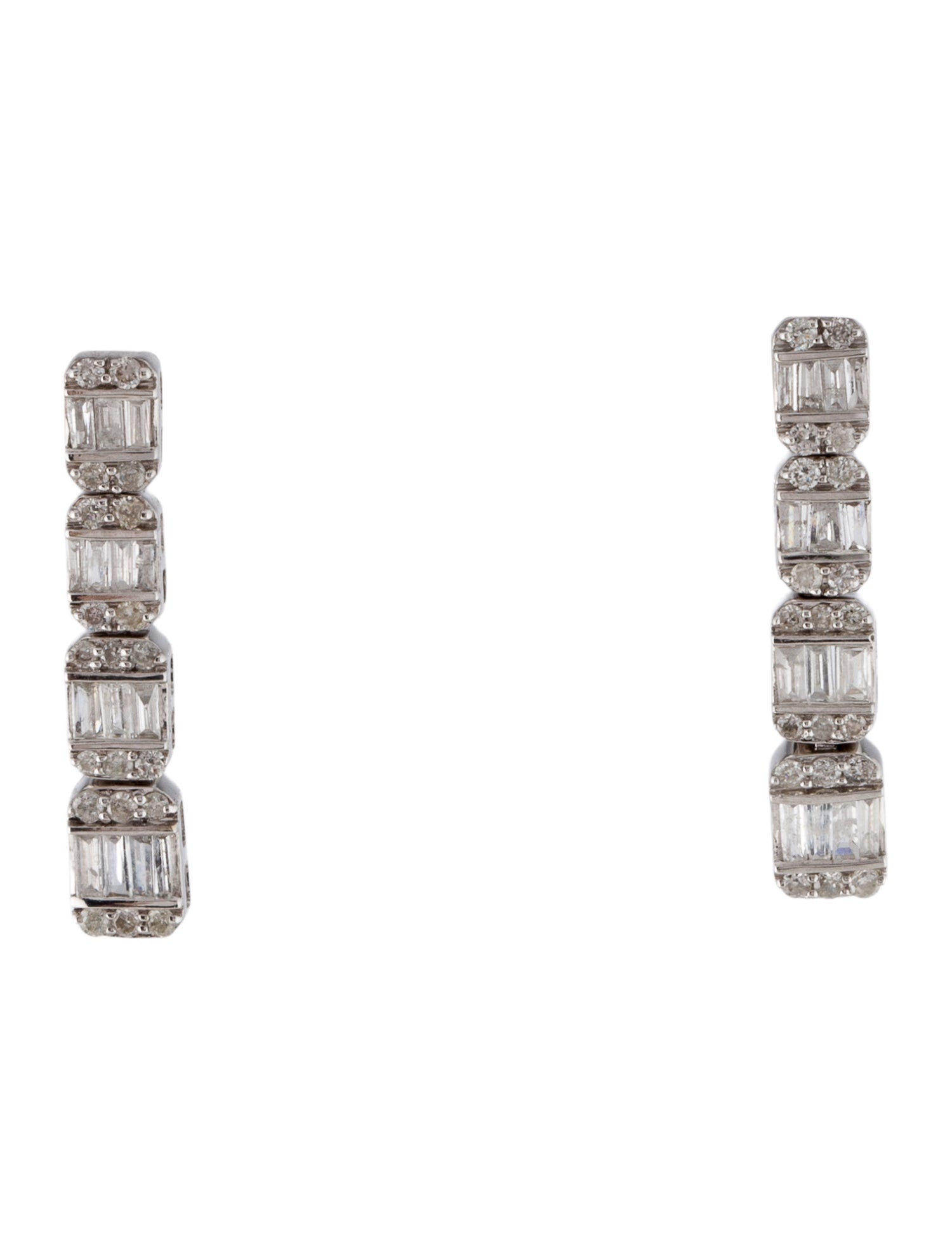 Earrings 14K Diamond Drop Earrings