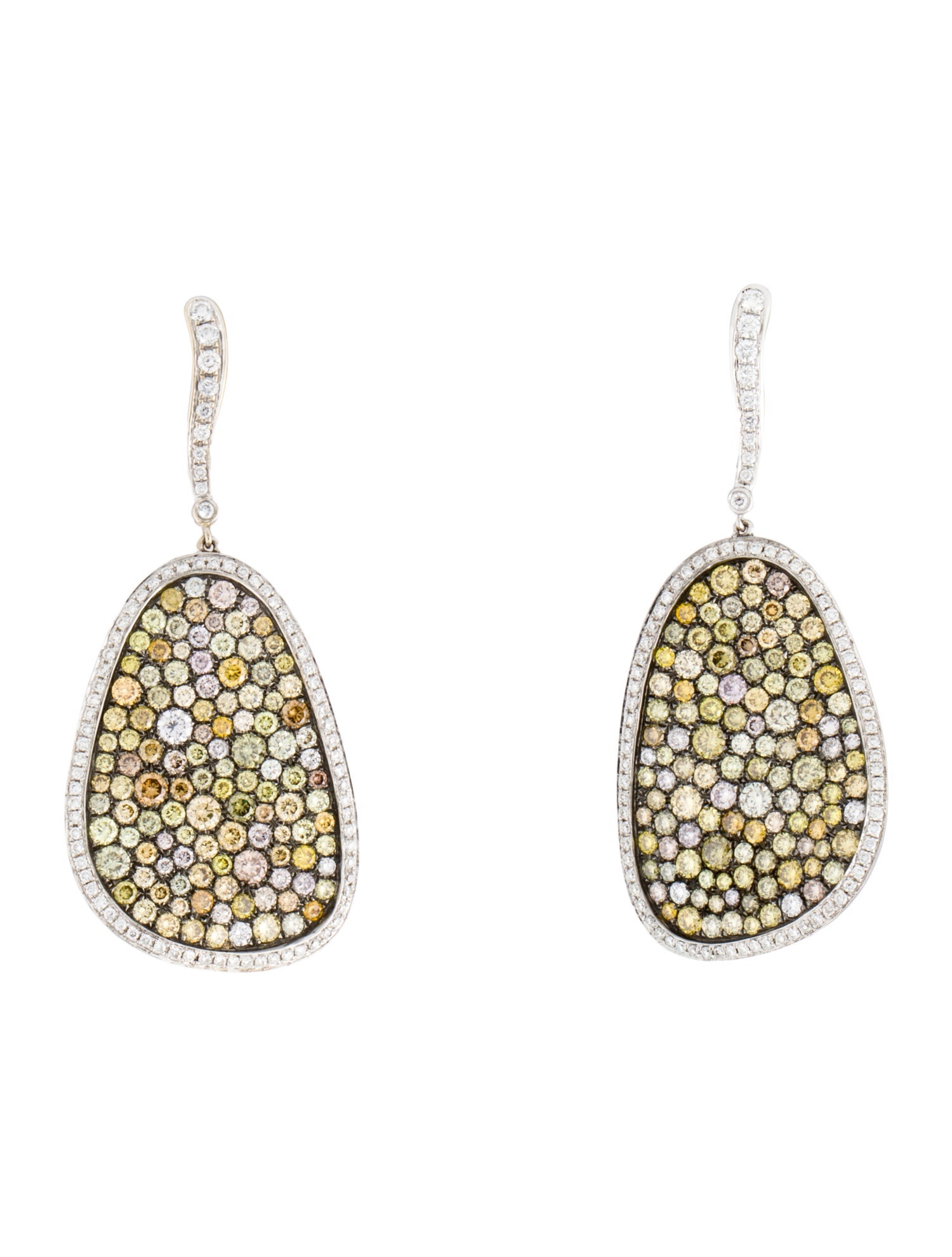 Earrings 18K 4.85ctw Diamond Drop Earrings