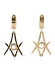 Earrings 14K 2.93ctw Prasiolite & Diamond Drop Earrings