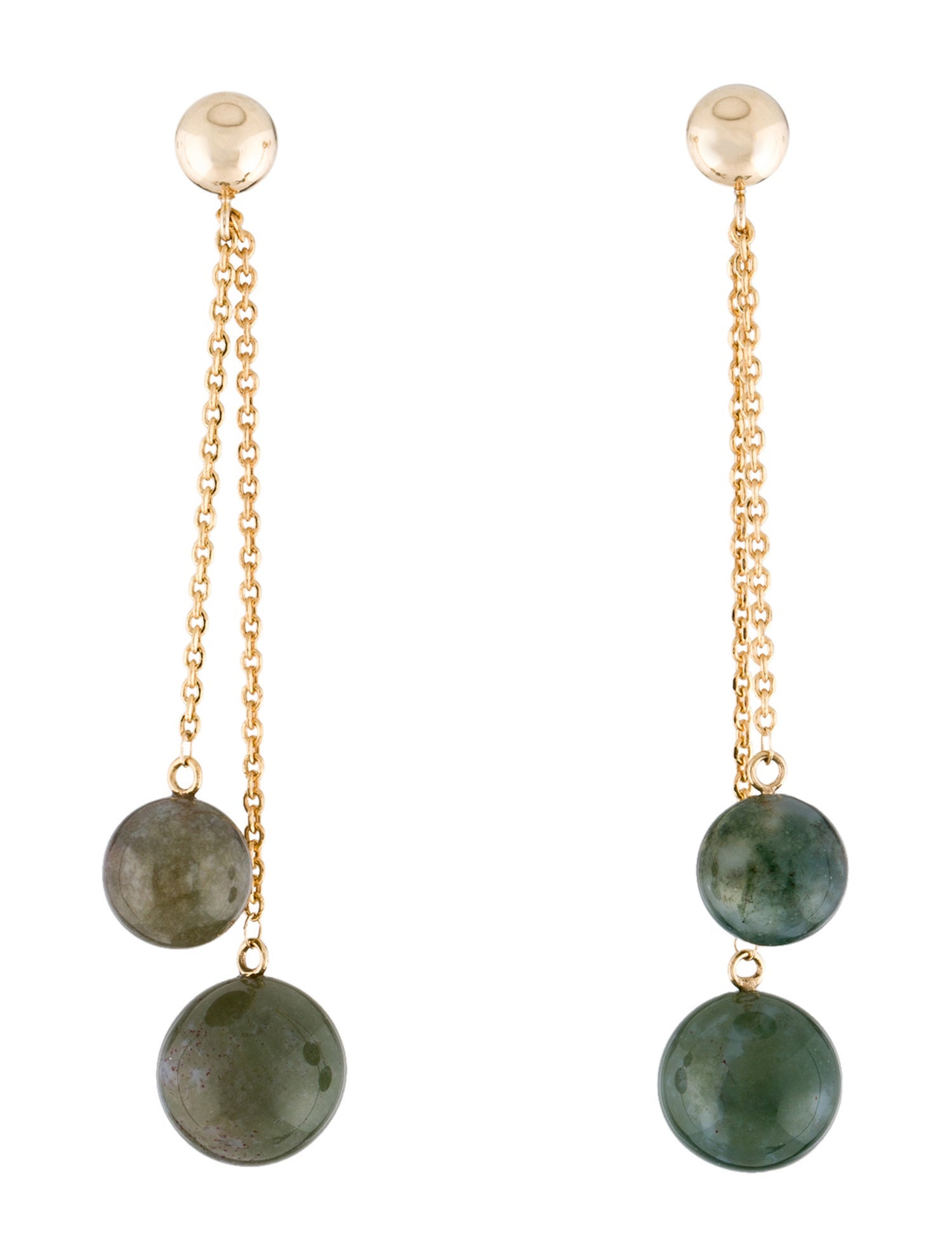 Earrings 14K Chalcedony Drop Earrings