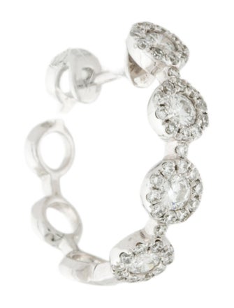 Earrings 18K Diamond Single Hoop Earring