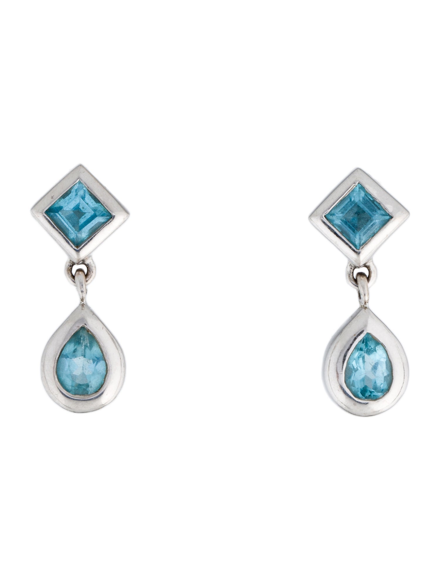 Earrings Topaz Drop Earrings