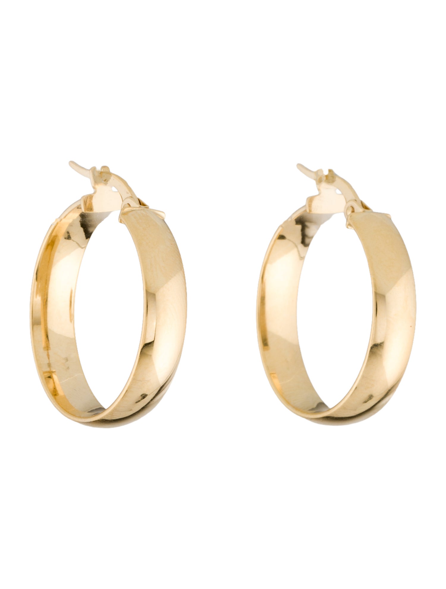 Earrings 14K Round Hoop