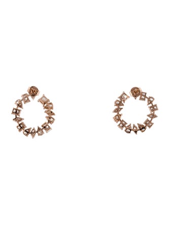 Earrings 14K 5.88ctw Lab-Grown Diamond Circle Stud Earrings