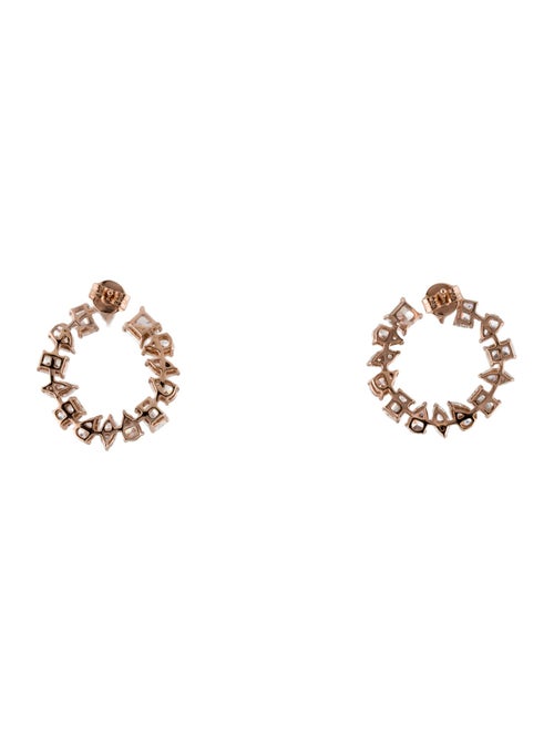 Earrings 14K 5.88ctw Lab-Grown Diamond Circle Stud Earrings