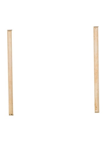 Earrings Drop 14K Bar
