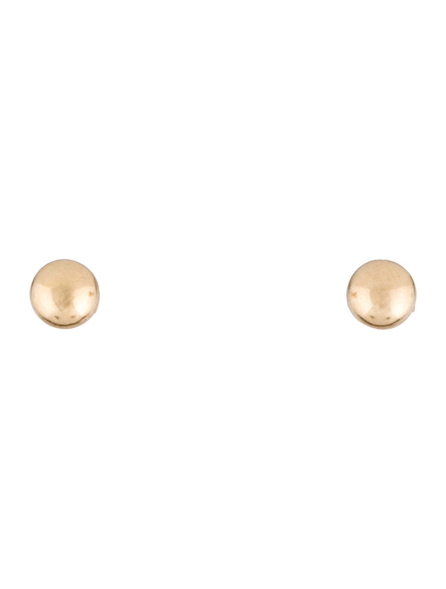 Earrings 14K Polished Ball Stud