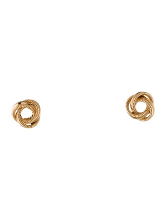Earrings 14K Knot Stud Earrings