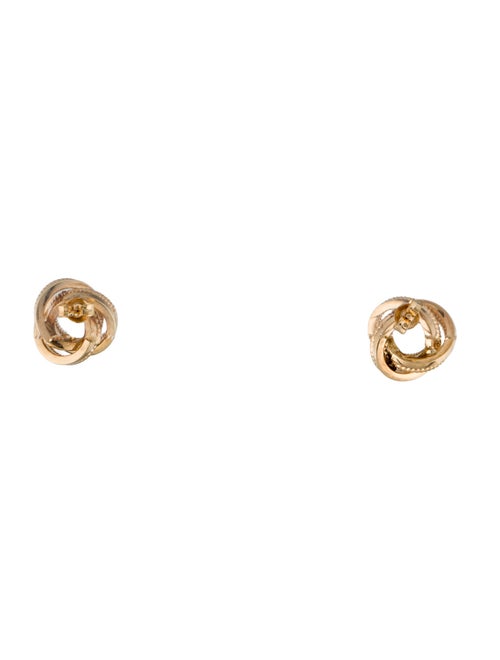 Earrings 14K Knot Stud Earrings