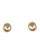 Earrings 14K Interlocking Circle Stud Earrings