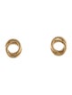 Earrings 14K Interlocking Circle Stud Earrings