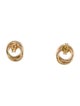 Earrings 14K Interlocking Circle Stud Earrings